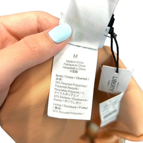 J.‎ Crew High-rise cheeky bikini bottom in Liberty Linear Canteen Green Medium - Picture 9 of 10